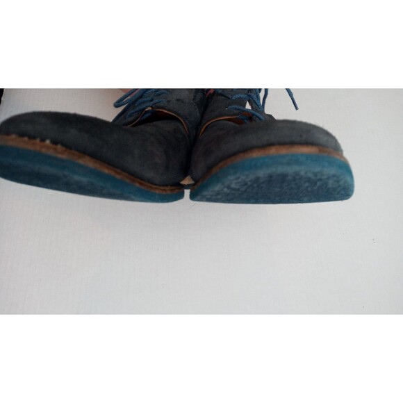 HEL by LLOYD Blue Suede Shoes Mens sz 9 Made in Germany Casual Work - Picture 14 of 14